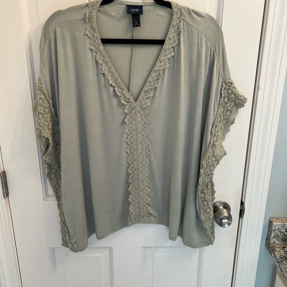 Green summer top